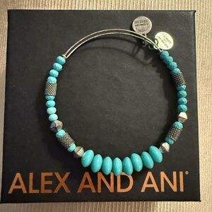⭐️ Alex and Ani: Teal Beaded Bracelet